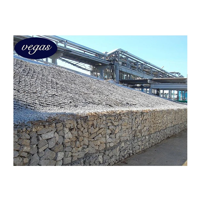 Gabion Cage Горячая оцинкованная проволочная сетка 8*10 см габионная коробка Подпорная стенка корзина с ПВХ покрытием 2x1x1 м