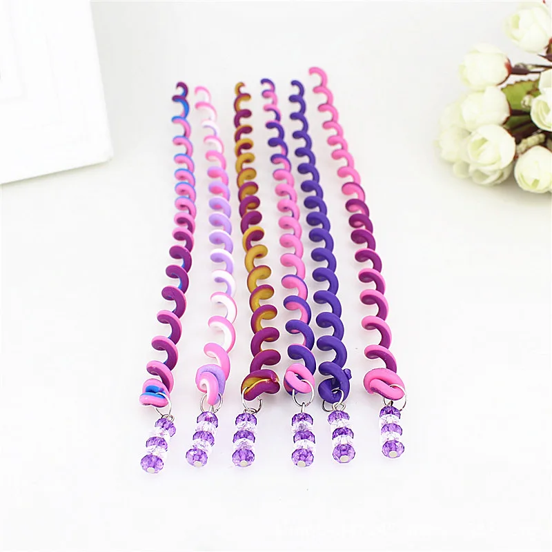 New Arrived Kids Hair Tie Soft Ceramic Hair Accessories Roll Curly Rope Cute Child Headwear Telephone Cord Elastic Hair Tie
