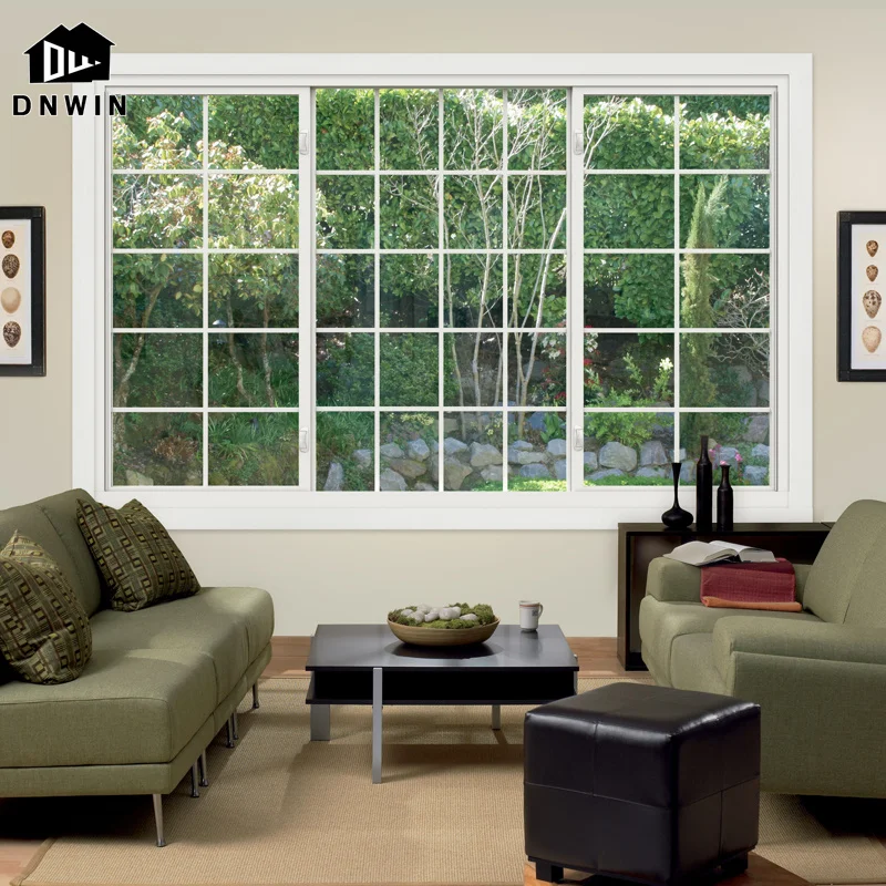 Modern design villa tempered glass aluminium soundproof high quality sliding window