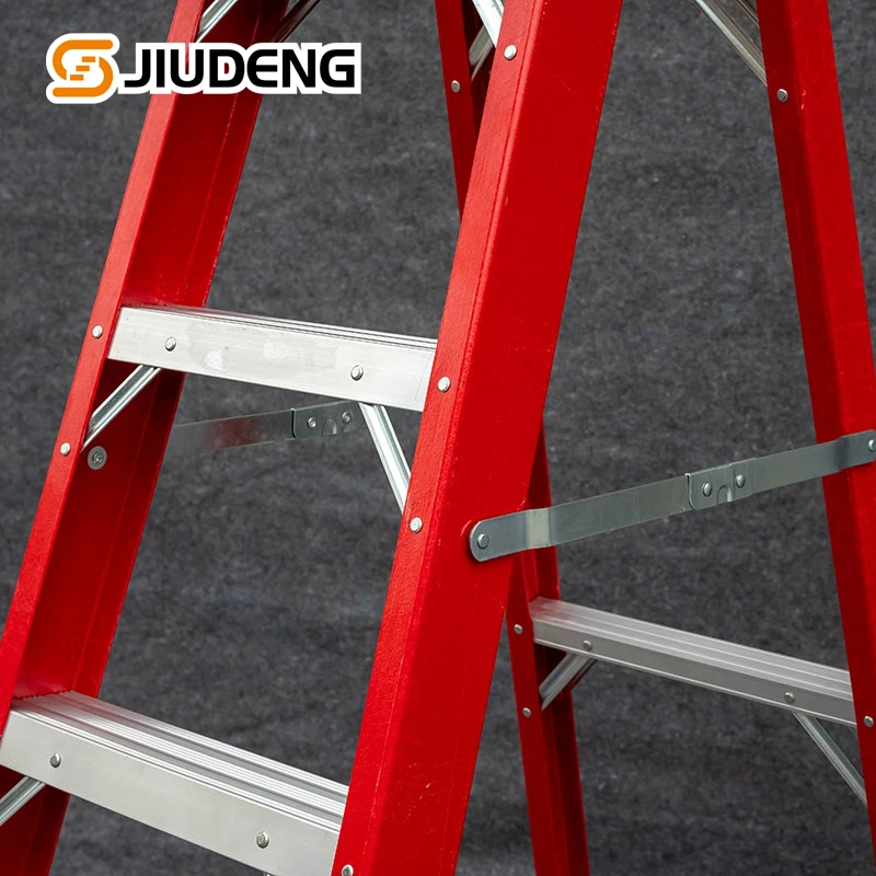 FRP Folding Ladder 4 6 8 10 12 Foot Fiberglass A shape Insulation Ladder