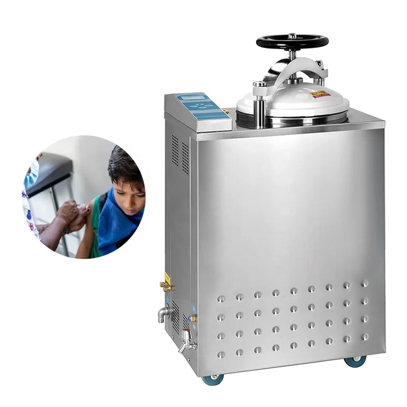 hospital sterilizing machine 75 L self-inflating type seal micro-computer controlled system for blood stations