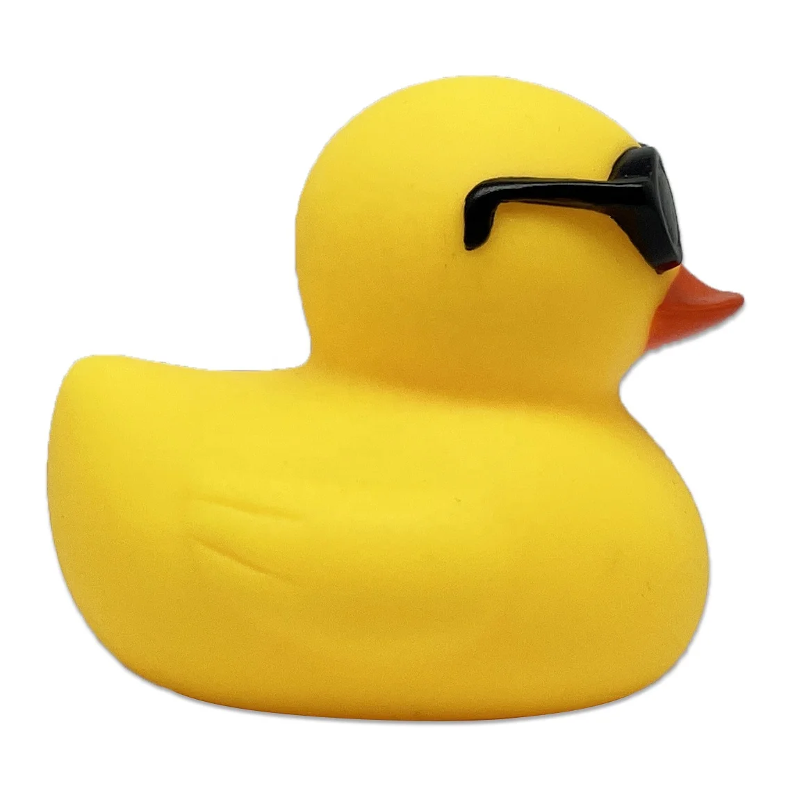 Wholesale Mini Plain Designs 2 inches PVC Custom Logo Bulk Bathtub Squeaky Yellow Bath Duck Toys Sunglasses Rubber Duck