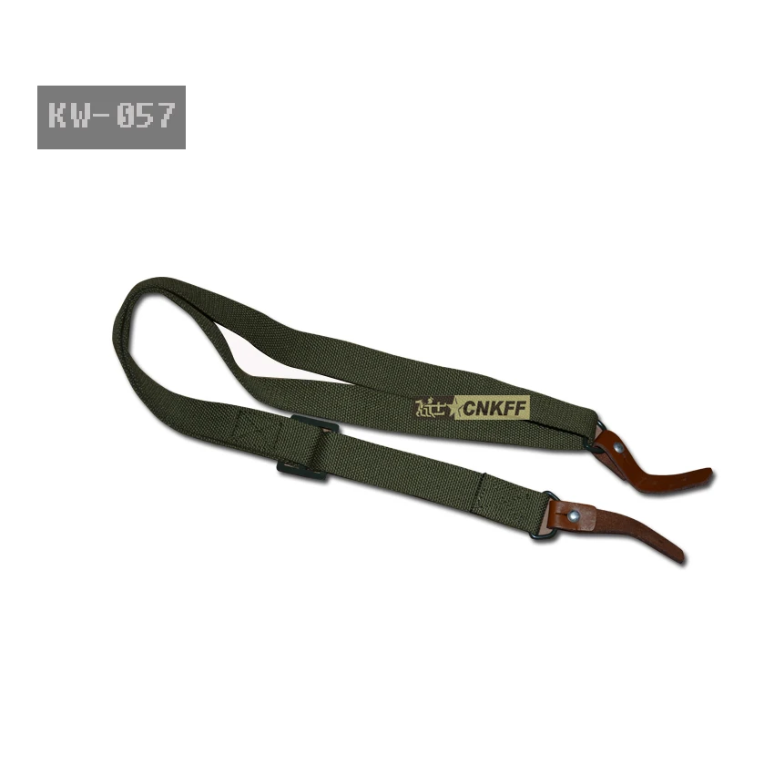 AK  2 point belt  Hunting Adjustable Leather Tactical shoulder strap  belt