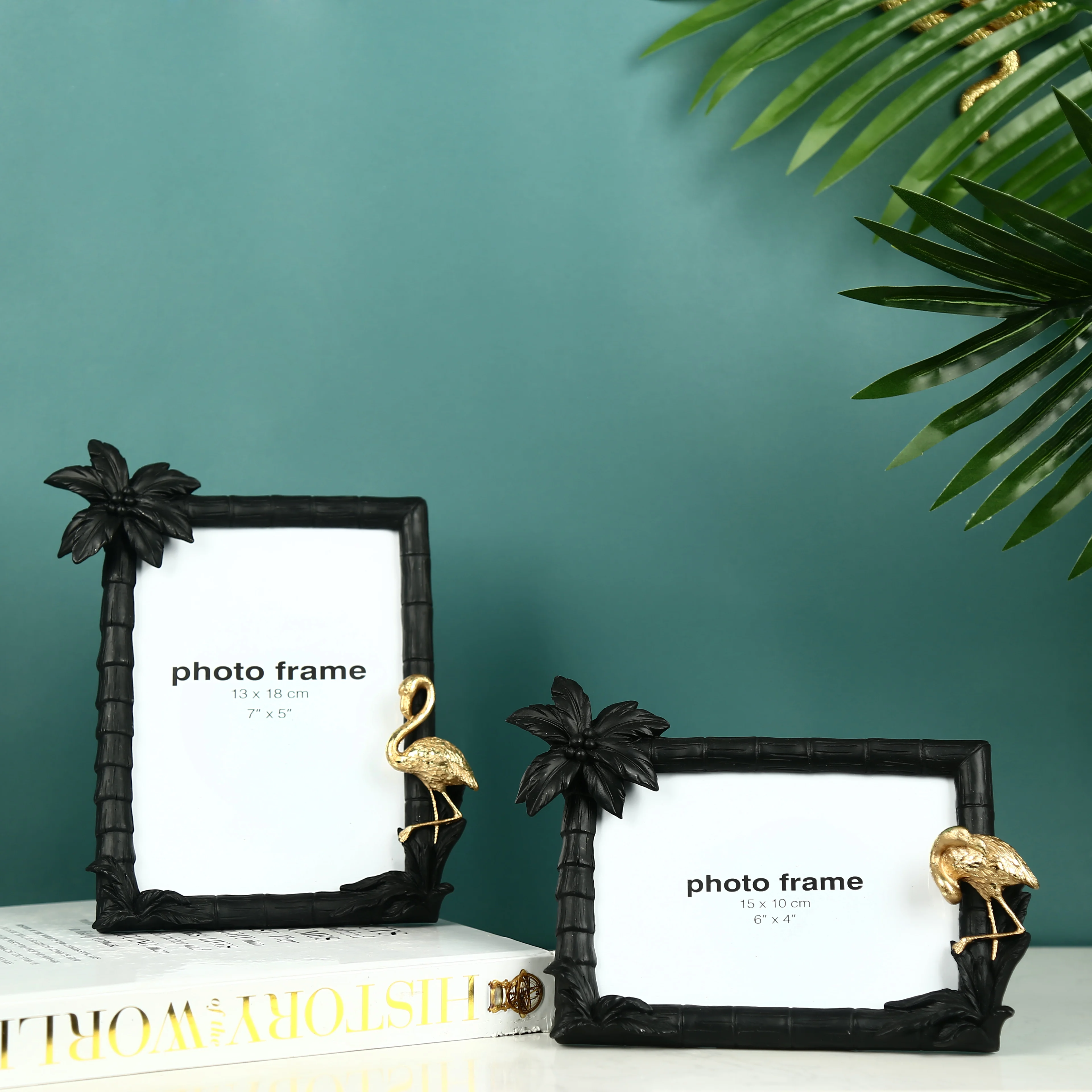 Wholesale Animal Single Opening Flamingo Polyresin Photo Frame