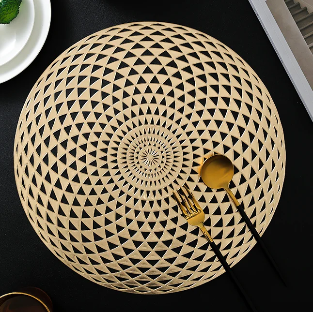 2024 Spring New design PVC placemat restaurant plastic table mats