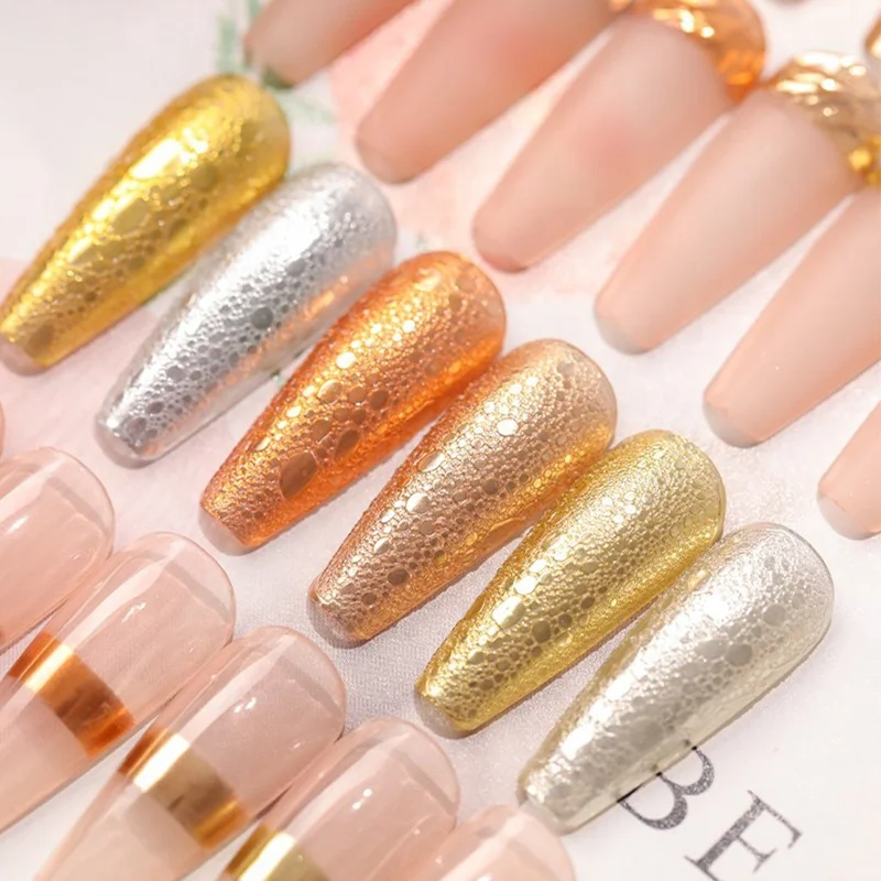 Laser Manicure Nails Kit Pigmented Chrome Dipping Glitter Magic Mirror Solid Nail Acrylic Powder