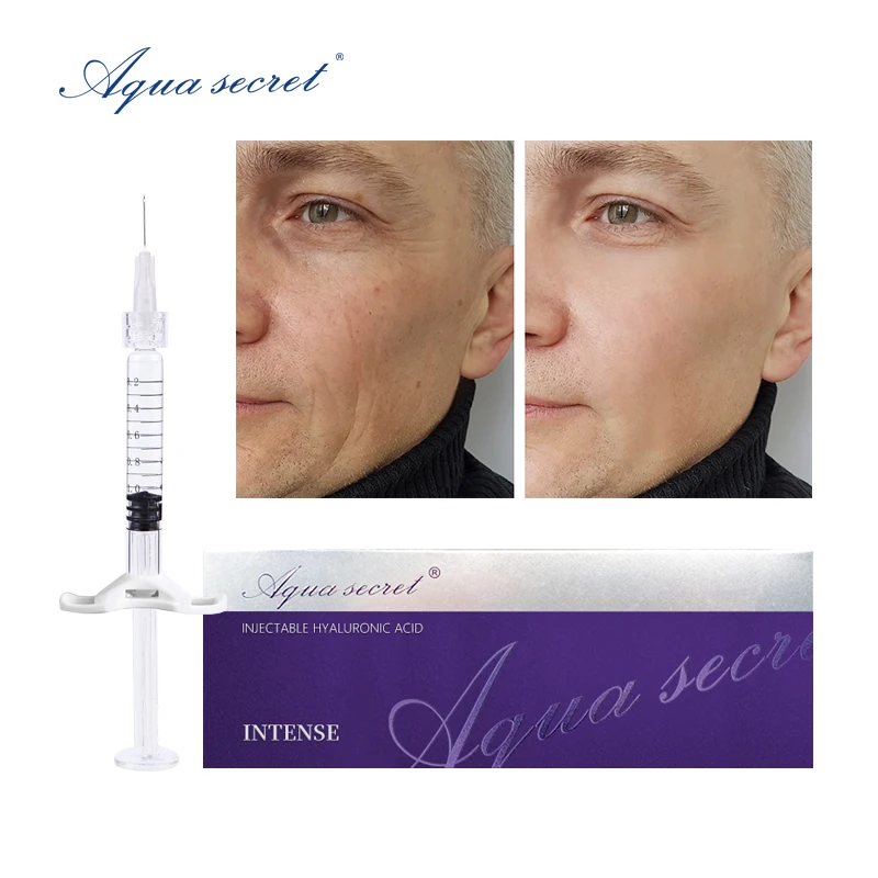 Aqua Secret 1ml 2ml nose face dermal filler private label oem deep folds hyaluronic acid powerful long last