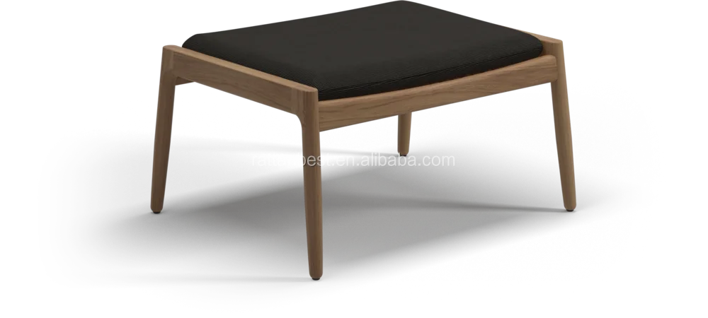 modern all weather outdoor furniture garden set woven rope and teak hardwood lounge chair