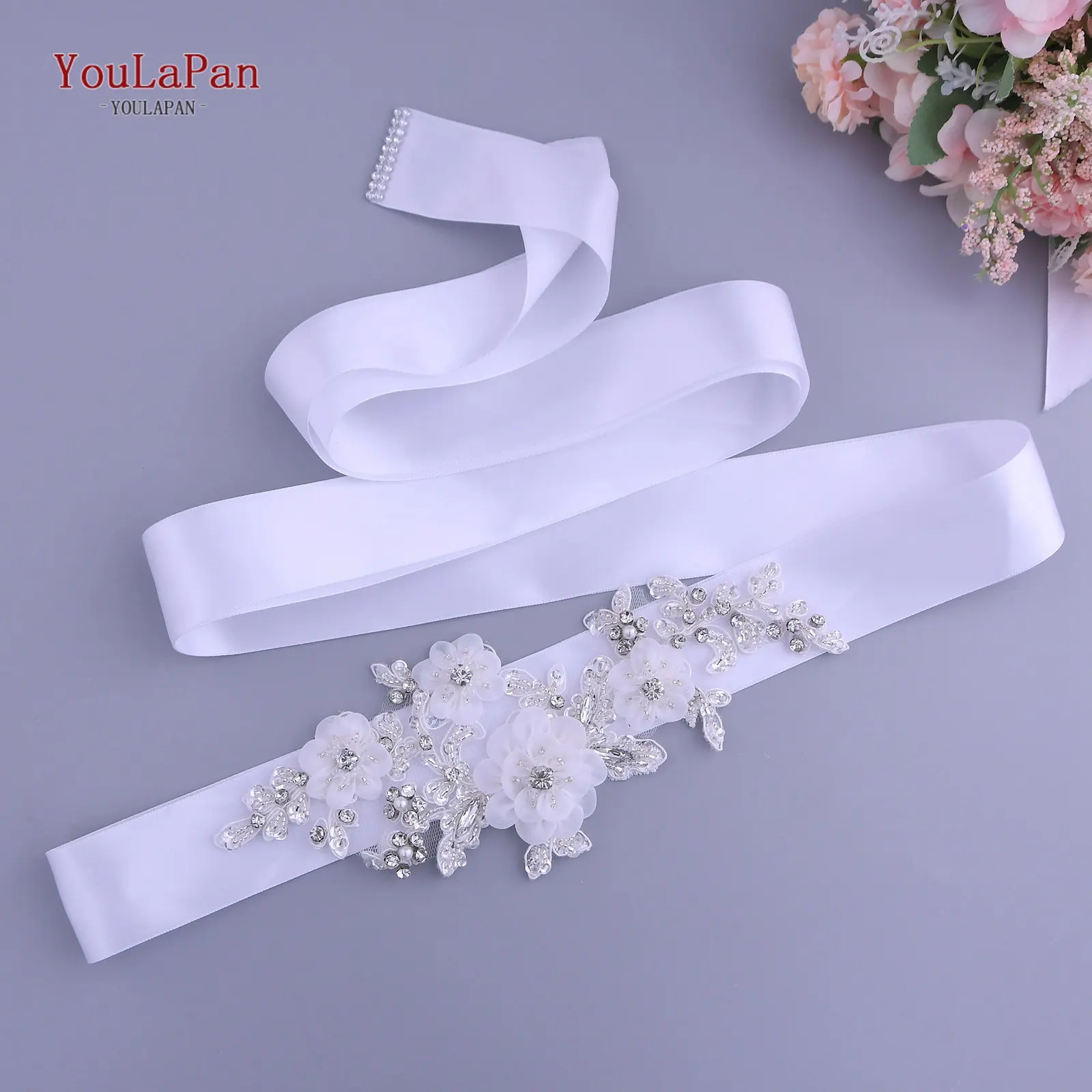 Женский ремень из органзы