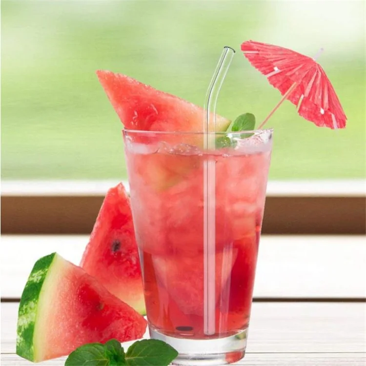 Borosilicate Reusable Glass Straws In Box