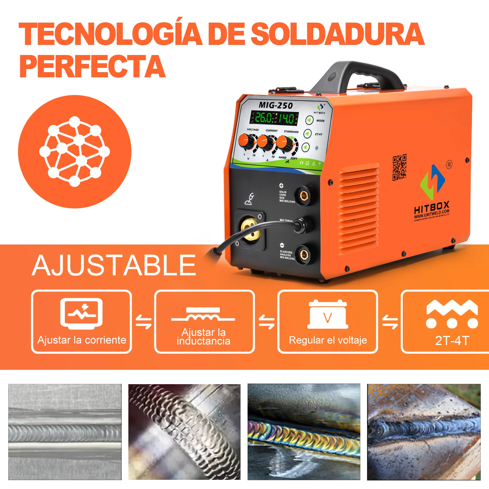 MIG/MAG WELDER MIG-250 TRASNFORMA TYPE DC PROFESSIONAL
