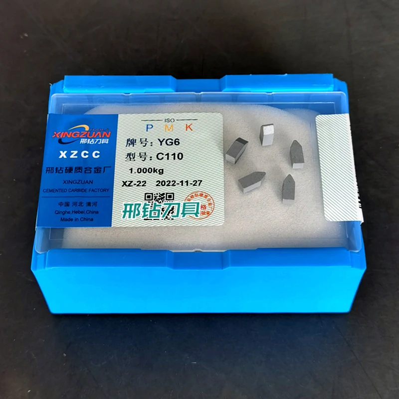 Mata Widia 6.5X6.5X6.5 YG6 Pahat Bubut Tip 6.5 X 6.5 X 6.5 YG 6 Cemented Carbide Triangle