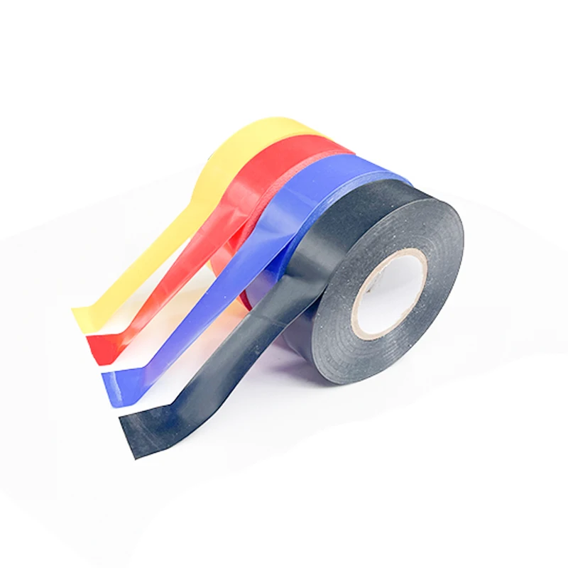 Custom high quality waterproof black high low temperature PVC rubber electrical insulation adhesive tape roll
