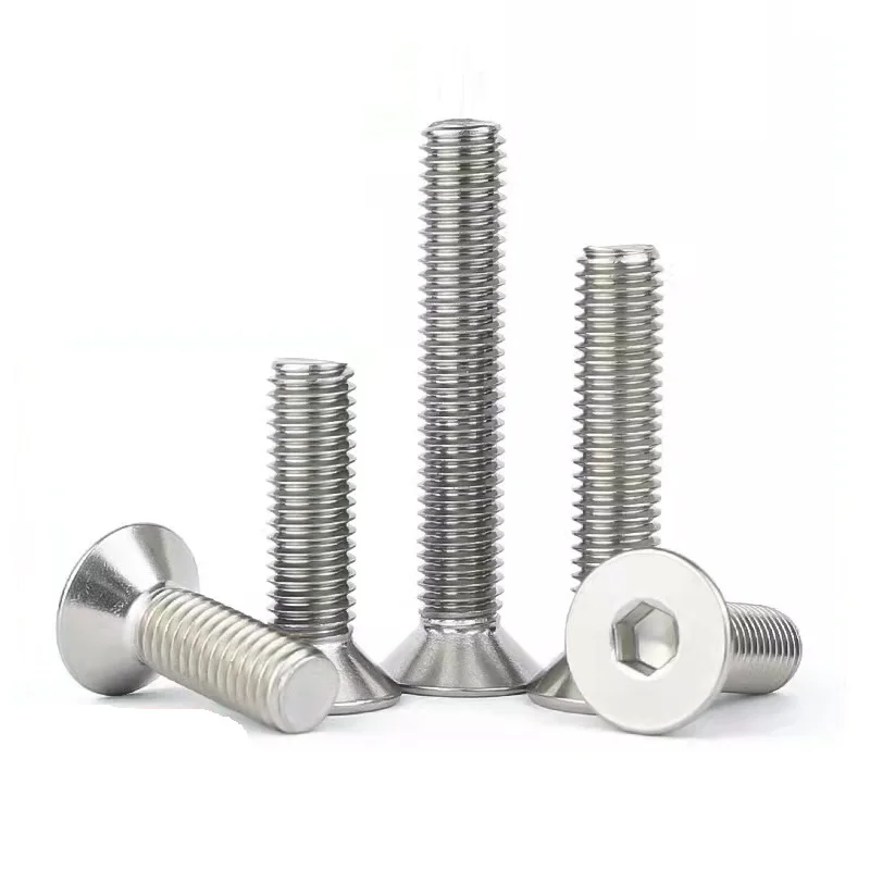 Fastener factory direct sales stainless steel Countersunk head hexagon socket bolt screw with good price