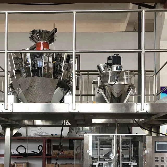 
VFFS Pillow Gusset Bag Protein Albumen Powder Vertical Packing Machine With Auger Powder Filling 