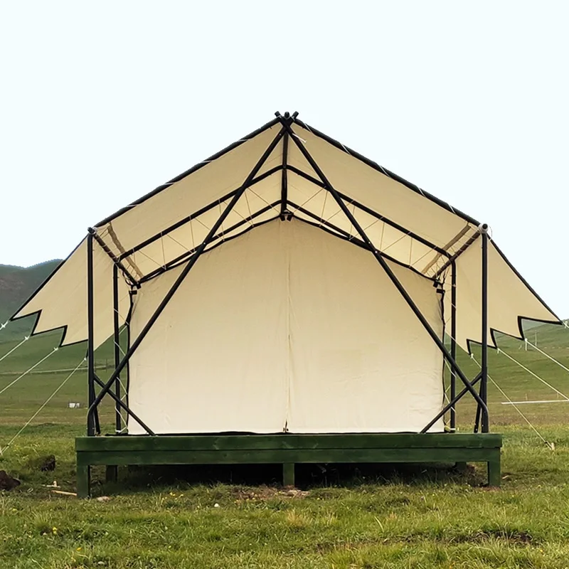 4 season 25 square meter big oxford cloth tent house luxury hotel safari living resort large camping outdoor glamping tent