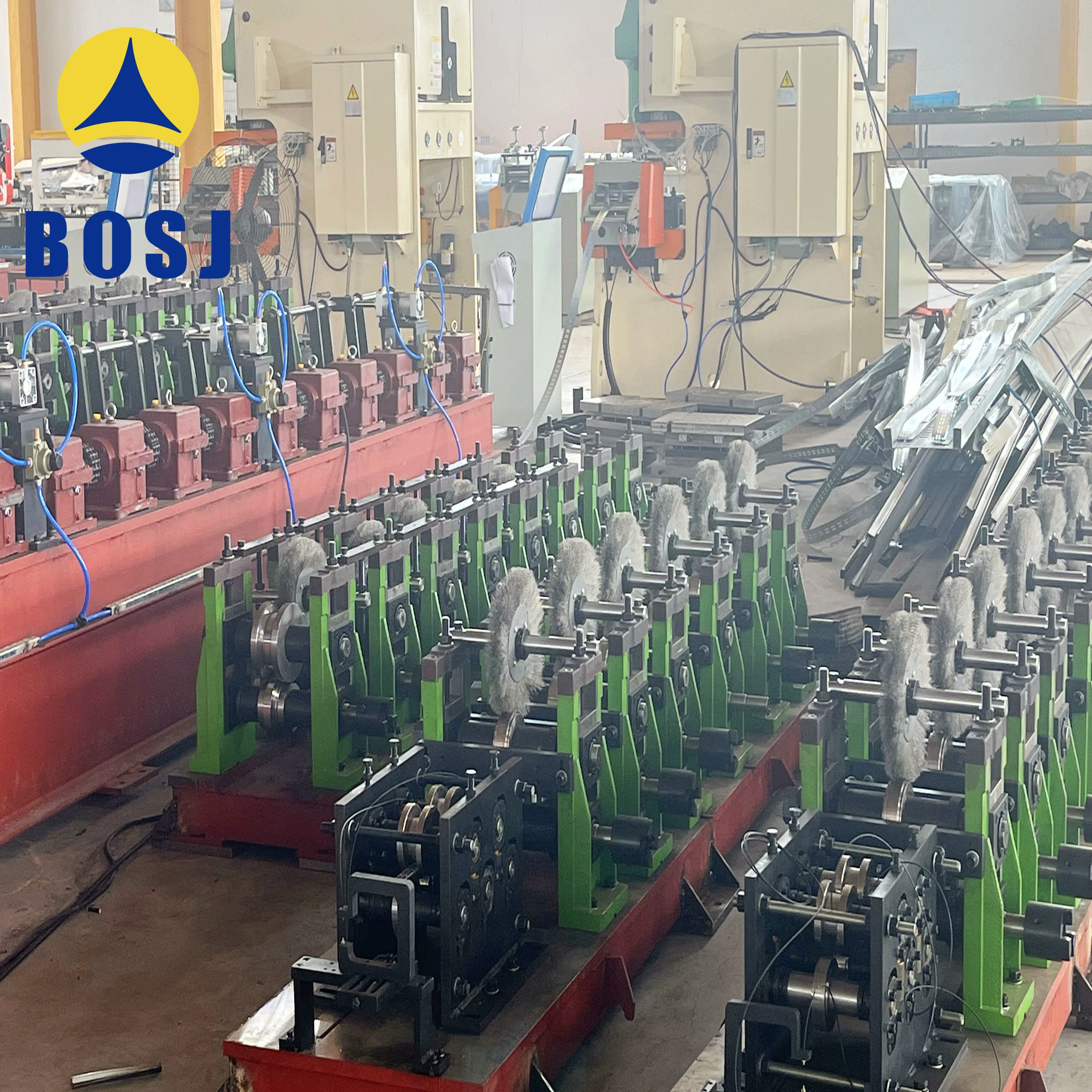 Greenhouse Waterdown Galvanized Metal Rain Gutter Profile Cold Roll Forming Machine