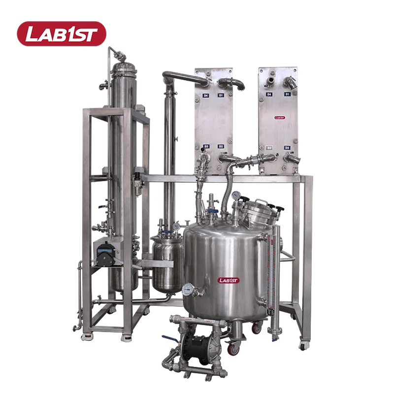 Lab1st 1000l falling film evaporator system for
