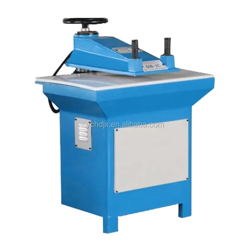 16T hydraulic swing arm die cutting machine for leather, rubber, shoe sole