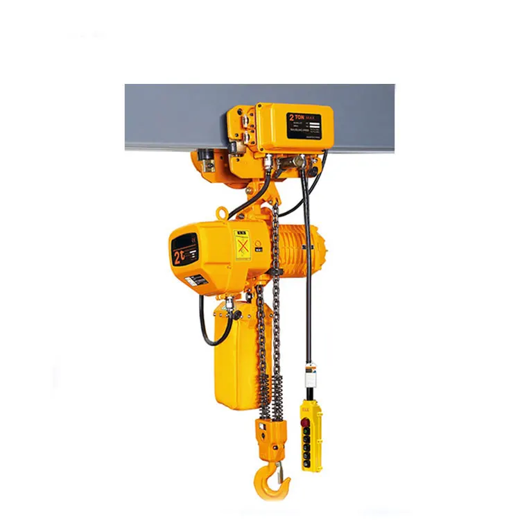 Высота подъема 3 м 6 9 12 1 тонна Электрическая цепная таль с тележкой