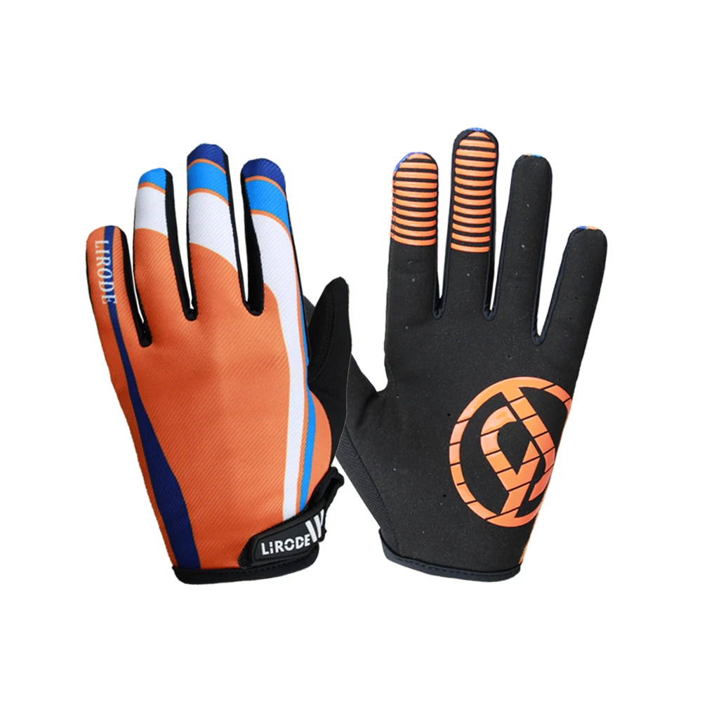 Cheap Men Non Slip Riding Dirt Bike Gloves Top Breathable Stretchy Touchscreen Mountain Bike Gloves for Motocross MTB ATV BMX