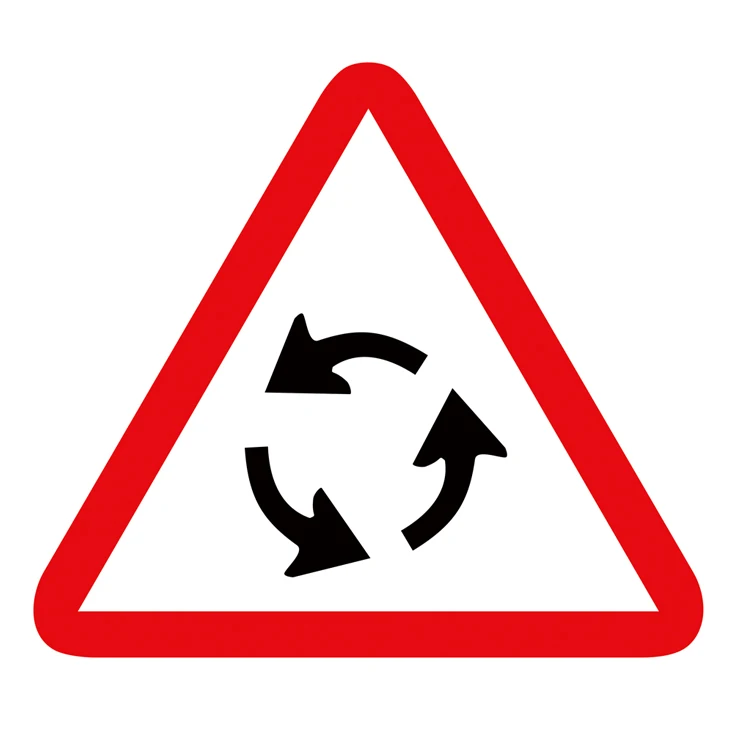 
Customized triangle stop warning sign road traffic warning traffic sign 