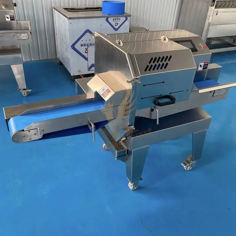 Automatic frozen meat slicer Mutton beef roll bacon slicer Cutting machine