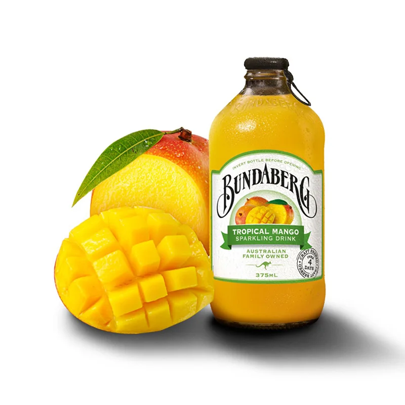Best Quality Bundaberg Sparkling Tropical Mango 375ml Made In Australia bang mango energy drink mango fruit juive drink