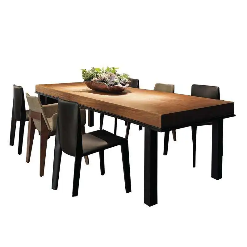 French Customized Pine Wood Rectangular Rustic Folding Dining Table For Restaurant Farmhouse Party