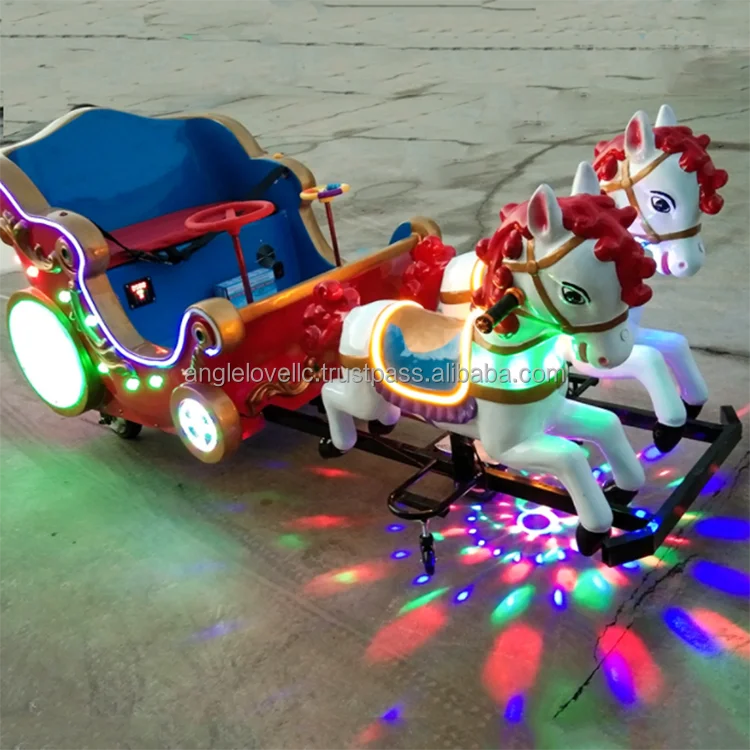 Amusement Park Kids Game Machine Electrical Battery Toy Car Baby Bumper Car parent-child Royal carriage