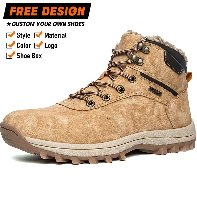 High Quality Mountaineering Climbing Hiking Shoes High Top Trekking Boots Autumn Winter Outdoor Men Trekking Mountain Boots Man