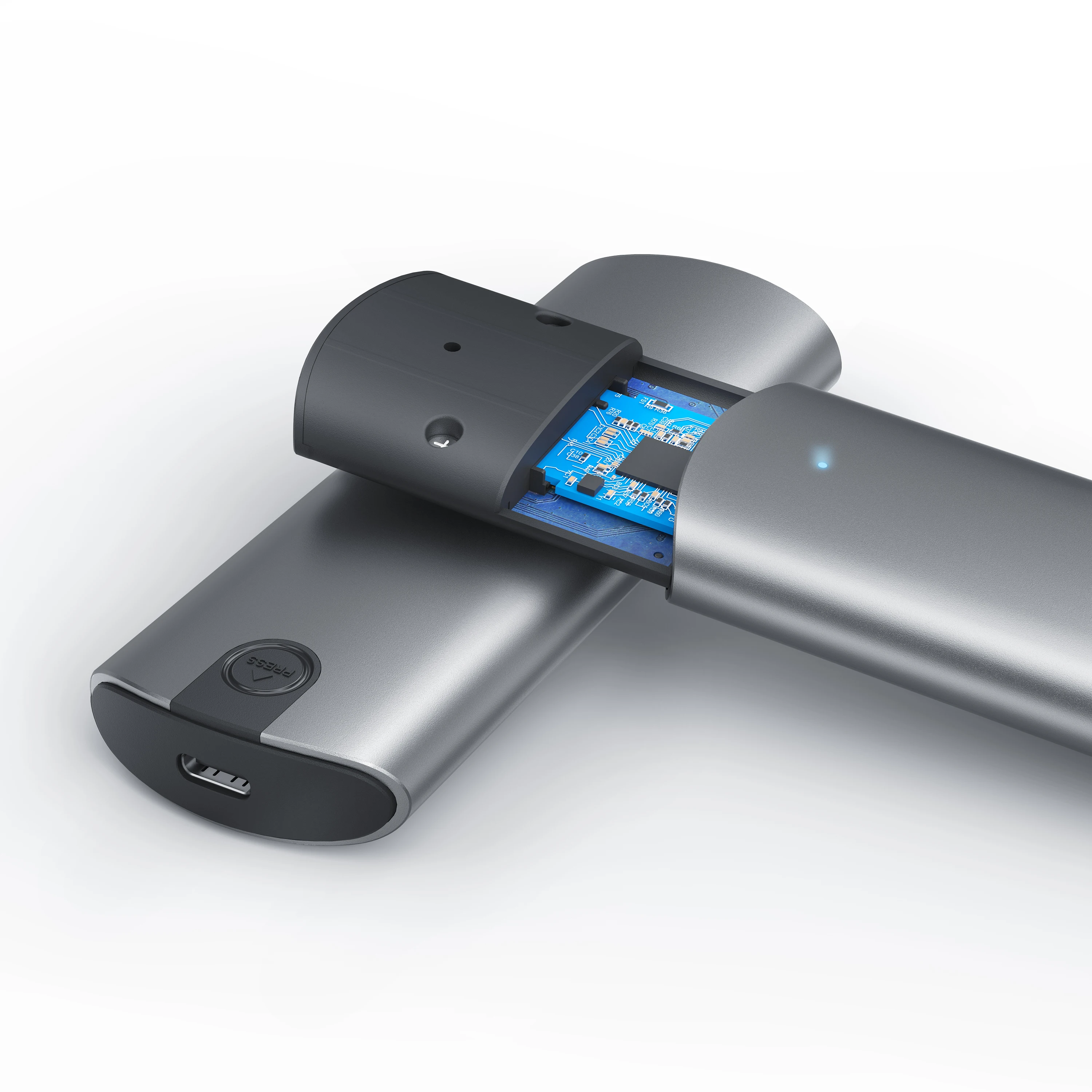 Portable Aluminum M.2  SSD  Enclosure USB C 3.1 External Hard Drive Case  GEN2 10Gbps Hdd ssd case usb c