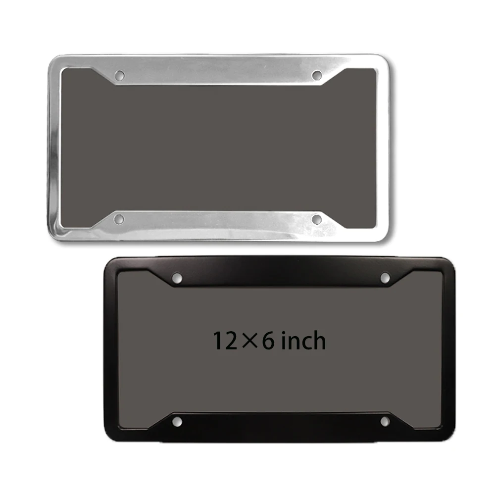 Carbon Fiber motorcycle License Plate Frame Holder Black Metal Aluminum Slim Design with Stainless Steel Screws No reviews yet