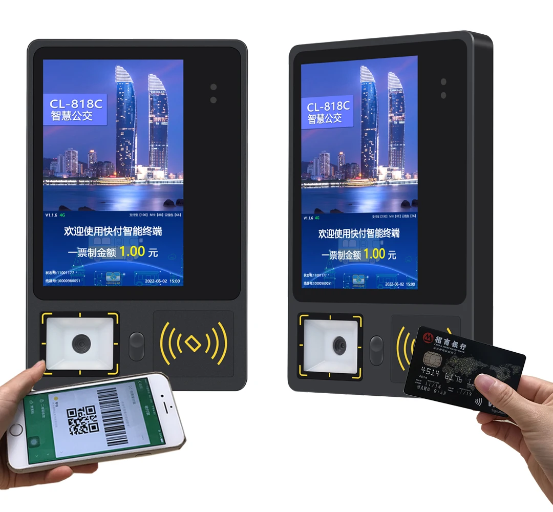 City bus pos system pos terminal price bus payment device access control system with automatic payment machine