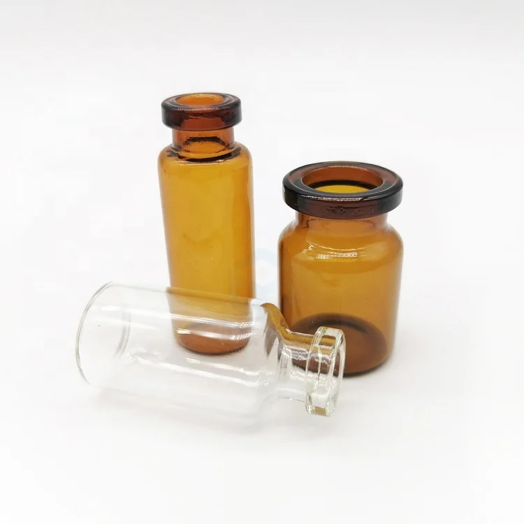 Empty Glass Ampoule Vials With Flip O ff Cap 10ml