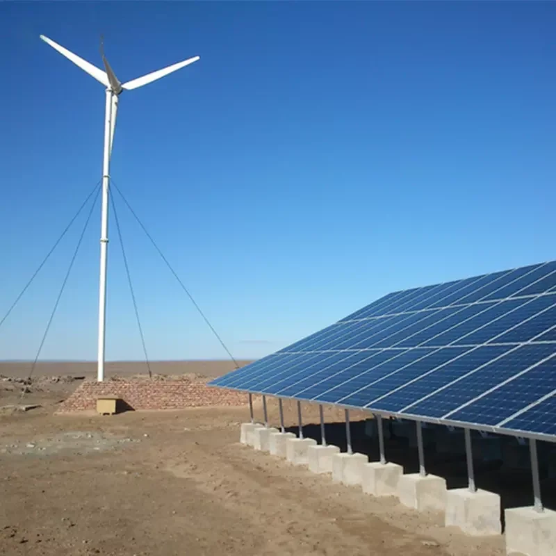 High efficiency 3kw 5kw 8kw 10kw wind turbine panel solar off grid wind turbine power generation solar system for home farm