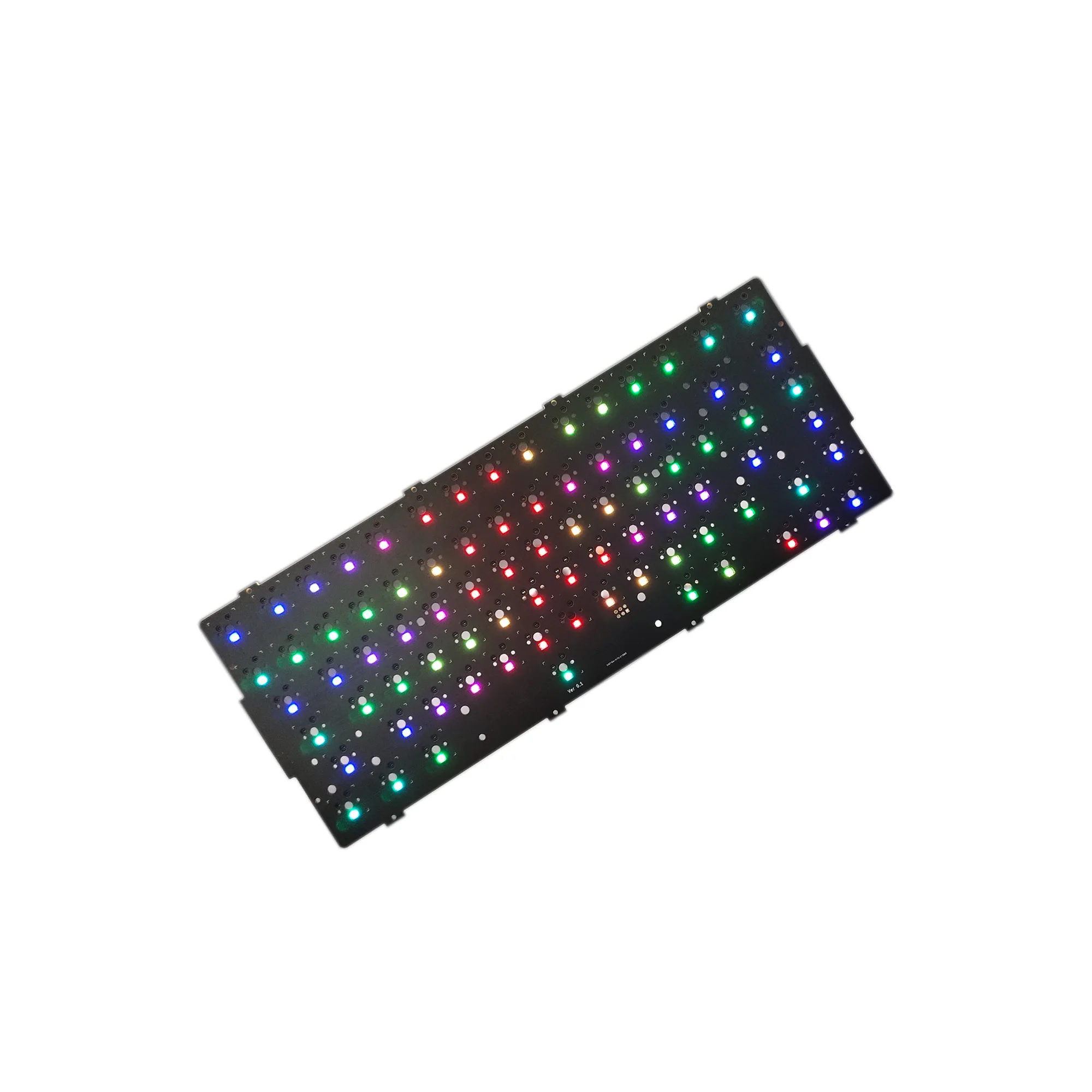 Design Your Own Hotswap Hotswappable Type C Fr4 Wireless DIY 60 Percent RGBW Qmk Via RGB ISO ANSI TKL 80% Gaming Keyboard PCB