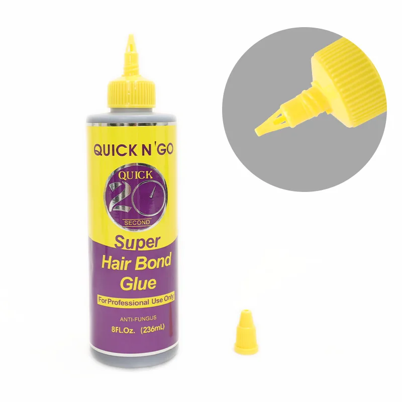 Hair Bonding Glue for Wigs Making Professional Black Eyelash Extension Glue Waterproof Weave Glue Strong Hold