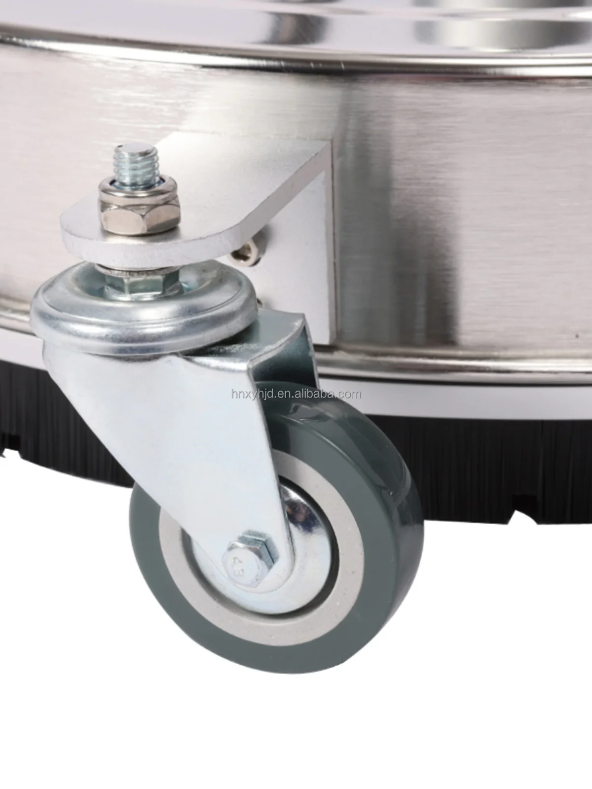 Amjet Surface Cleaner 24-Inch Stainless Steel Durable Scrubber with Armrests