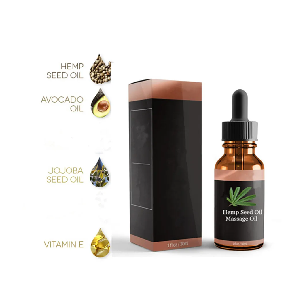 New Natural Hemp seed Oil  Massage Oil For Spa Beauty Salon