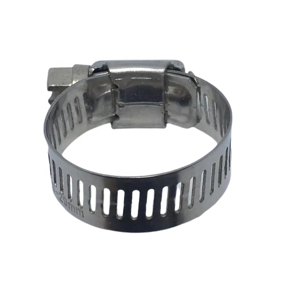 Wholesale American type stainless steel hose clamp rust-proof heavy duty air conditioner horse clamp
