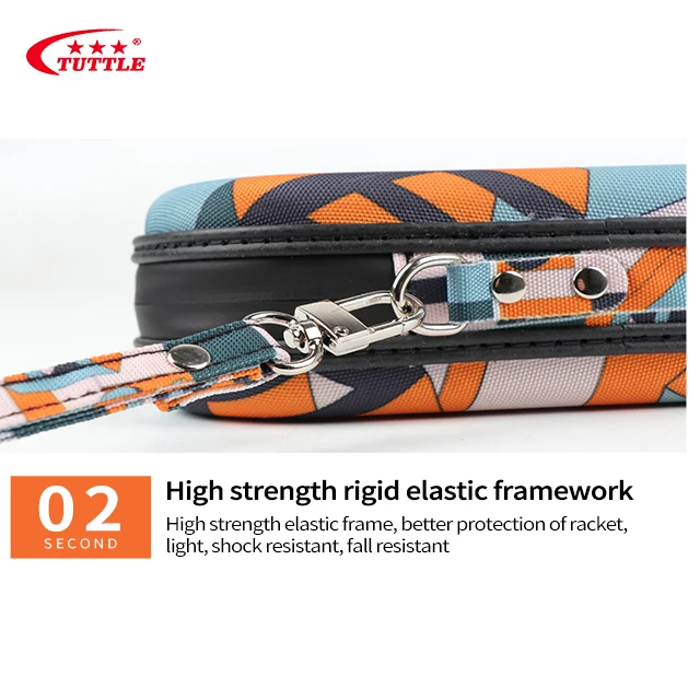 
TUTTLE Gourd shape Table tennis racket bag new currents thickening Flower color Large capacity portable type 