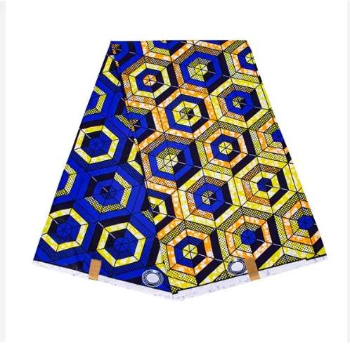 African George Java and Ankara Wax Print Style 100% Cotton Fabric Clothing Material