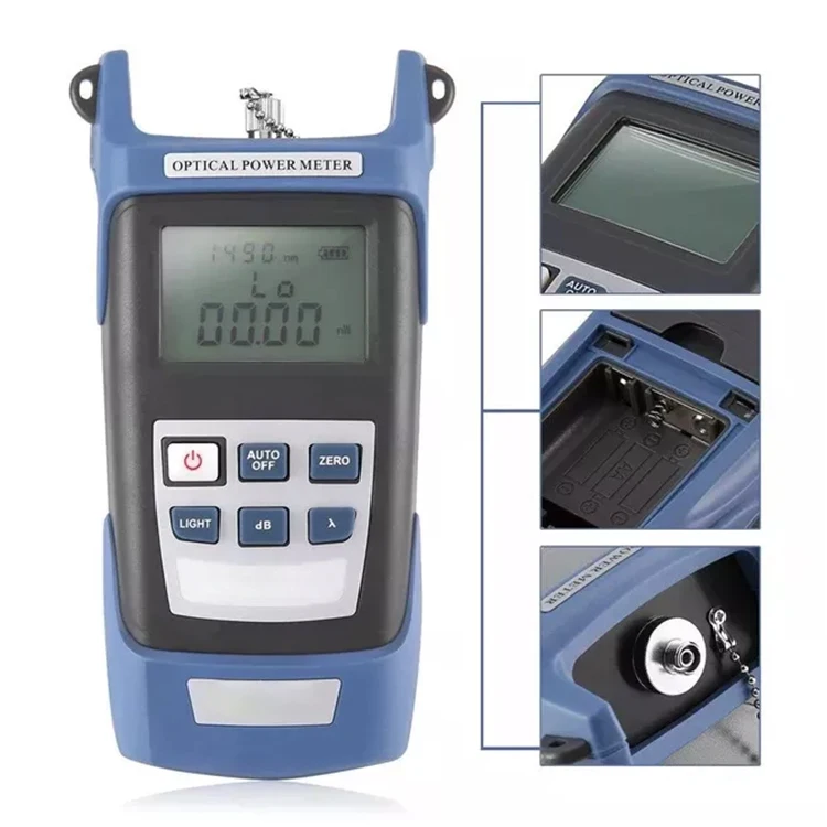 Cable Tester Visual Fault Locator Gpon Optical Laser Source Fiber Optic PON Optical Power Meter In BD