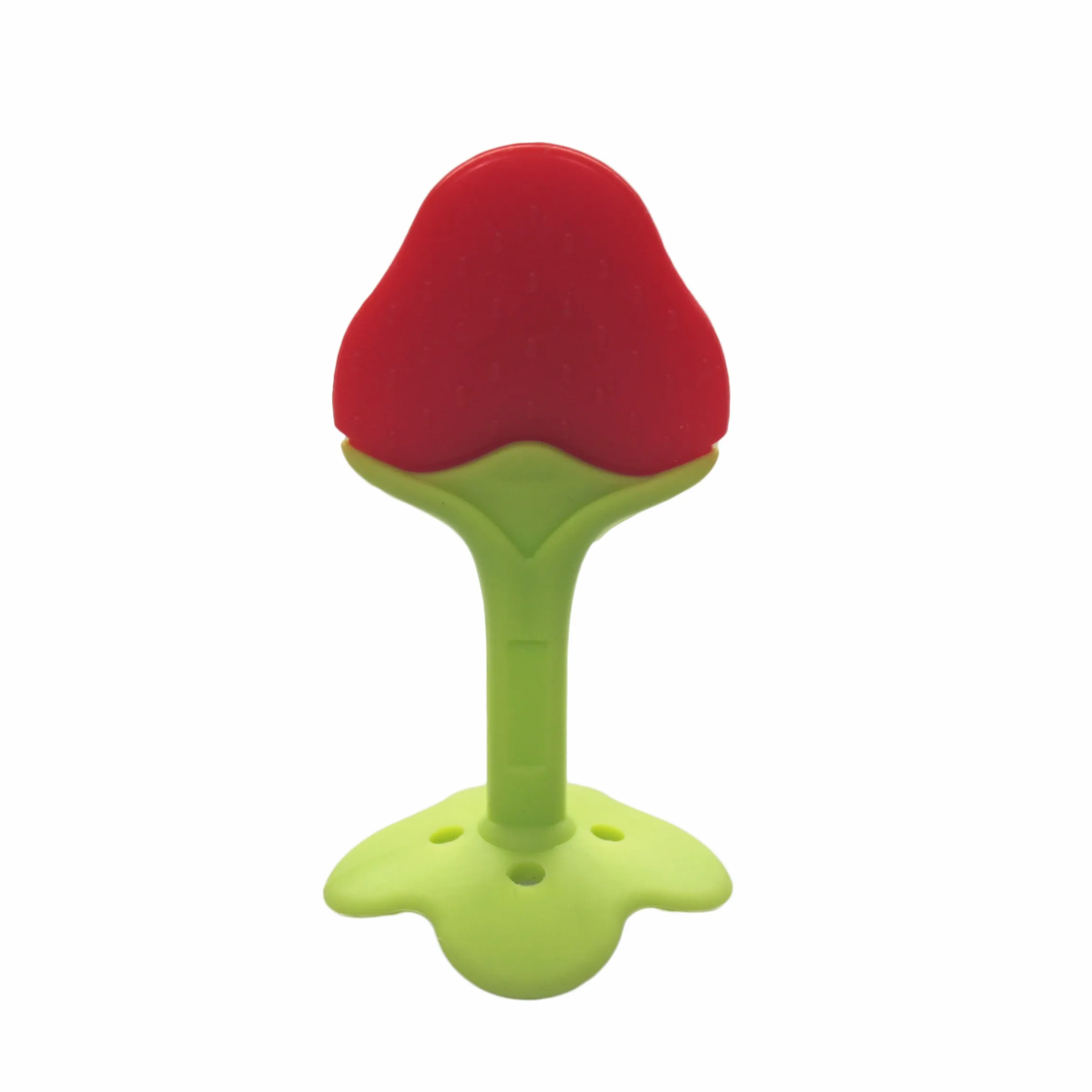 Food Grade Fruit Shape Baby Teething Toy BPA Free Silicone Baby Teether