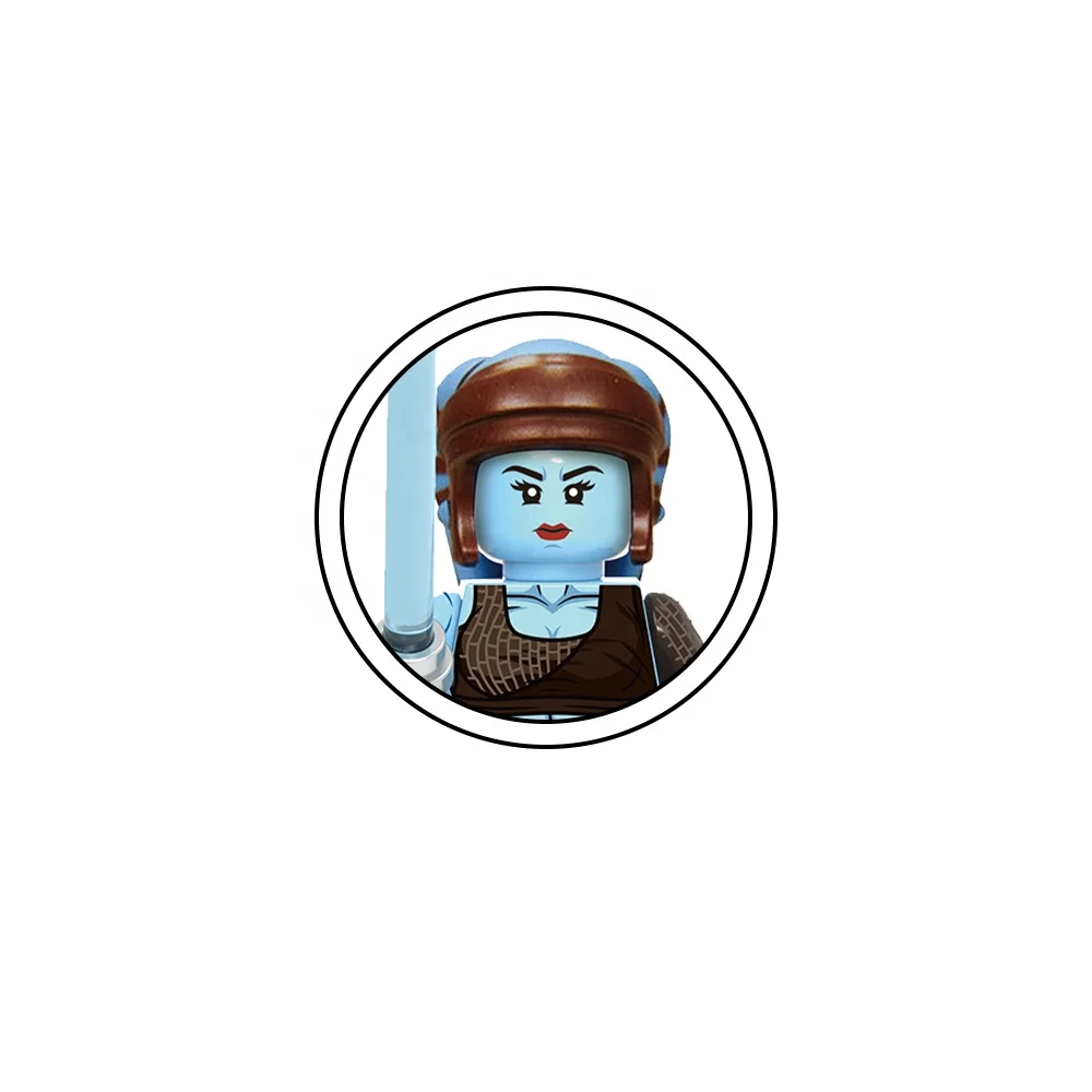 G0108 SW Obi- Wan Anakin Qui-Gon Jinn Jei Temple Guard Mace Windu Ahsoka Dooku Ella Secura Minifigs Space Wars Blocks Toys