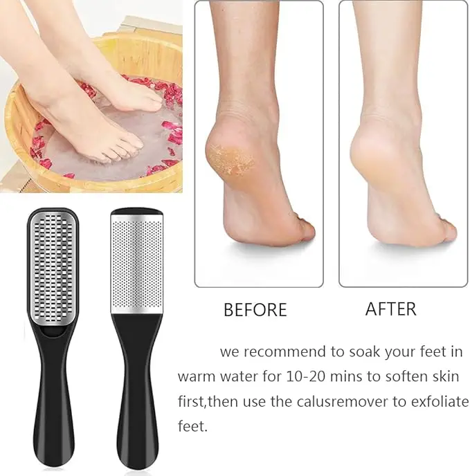 Pedicure Kit 36 in 1 Stainless Steel Professional Pedicure Tools Set Foot Rasp Peel Callus Dead Skin Remover Feet Care Pedicure