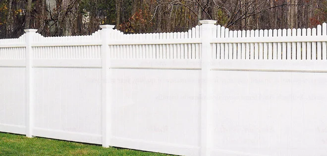 Plastic Privacy Fencing, American Fence, PVC Garden Fence / PVC valla de jardin
