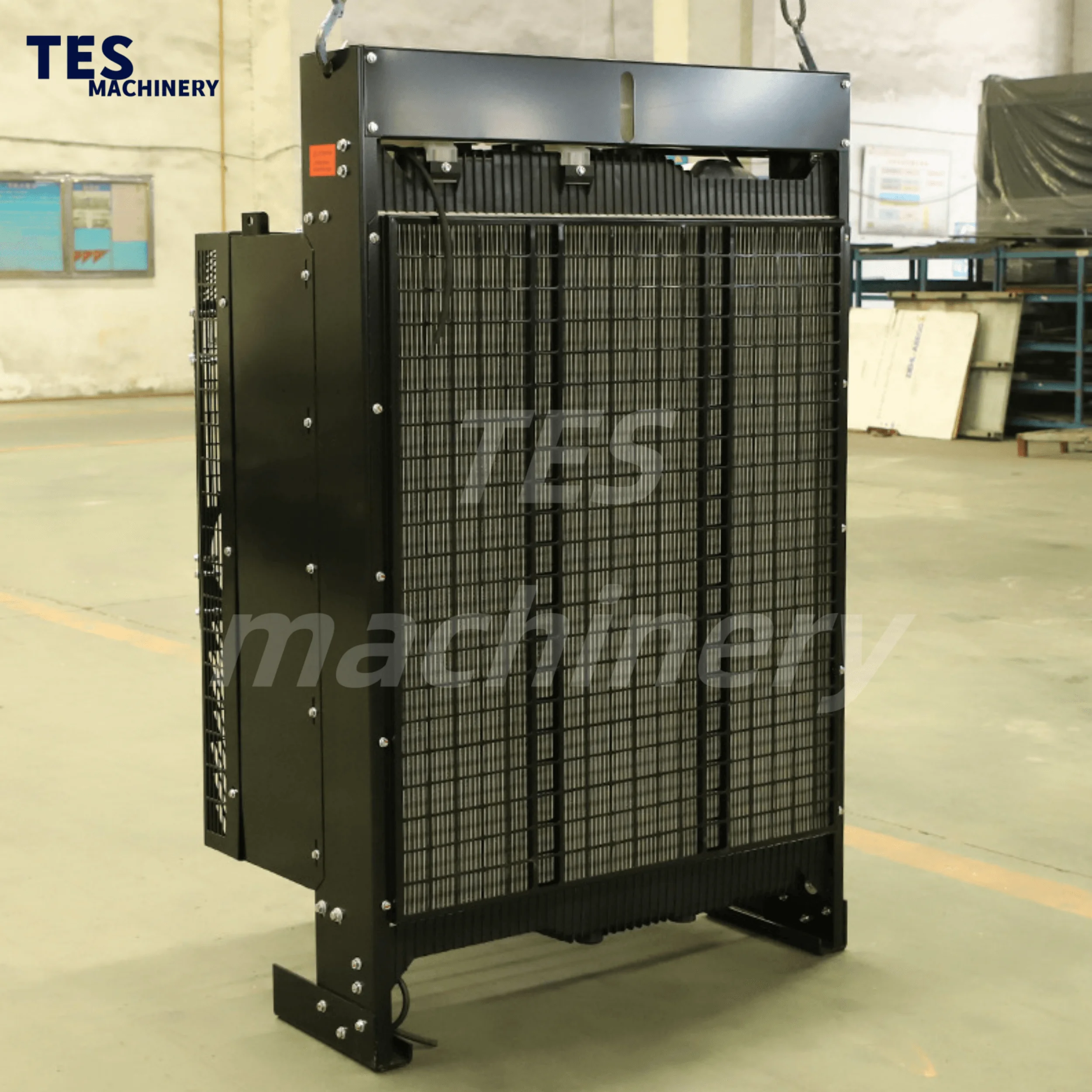Customized industrial hydraulic oil cooler aluminum fin plate heat exchanger for Diesel generator set Cooling tank Radiator