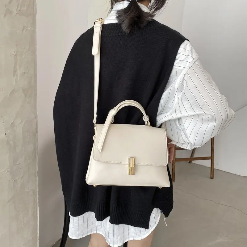 Vintage Fringe Tassel Leather Ladies Solid Color Patchwork Customised Canvas Small Designer Crossbody Bag